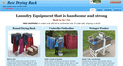 Desktop Screenshot of bestdryingrack.com